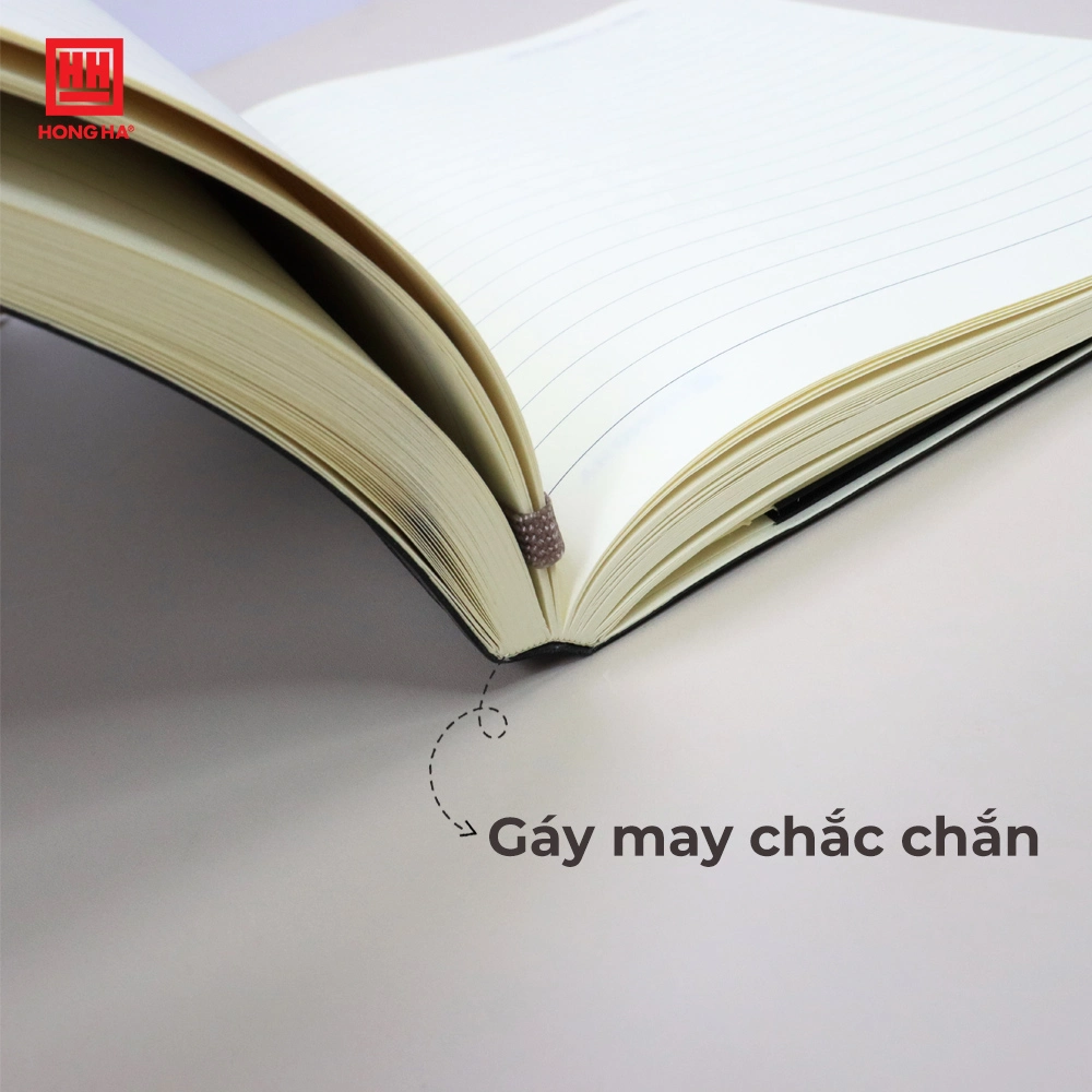 Sổ bìa da Delus NS A5 Hồng Hà 240 trang