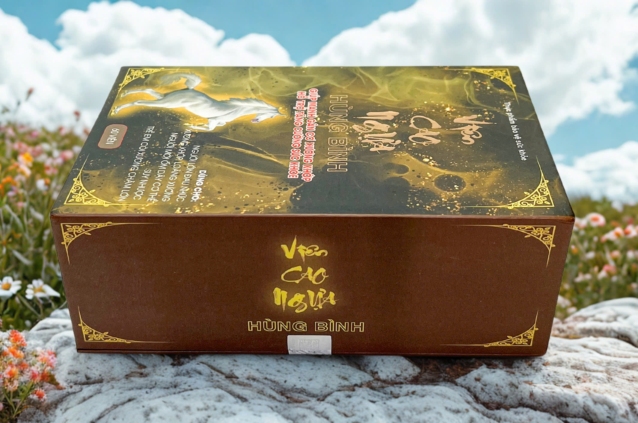 NGỰA BẠCH HÙNG BÌNH ( Hộp 60 viên nang )