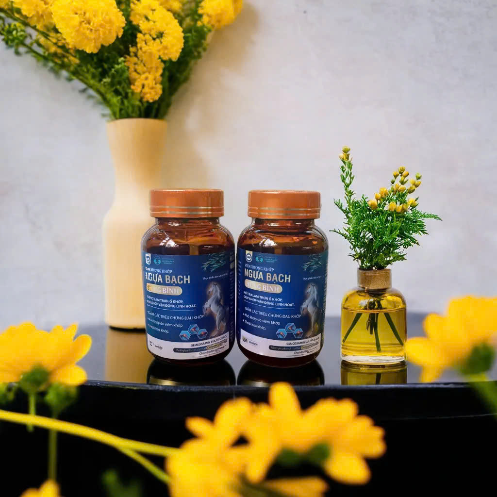 VIÊN XƯƠNG KHỚP NGỰA BẠCH ( Viên nén 60 viên )