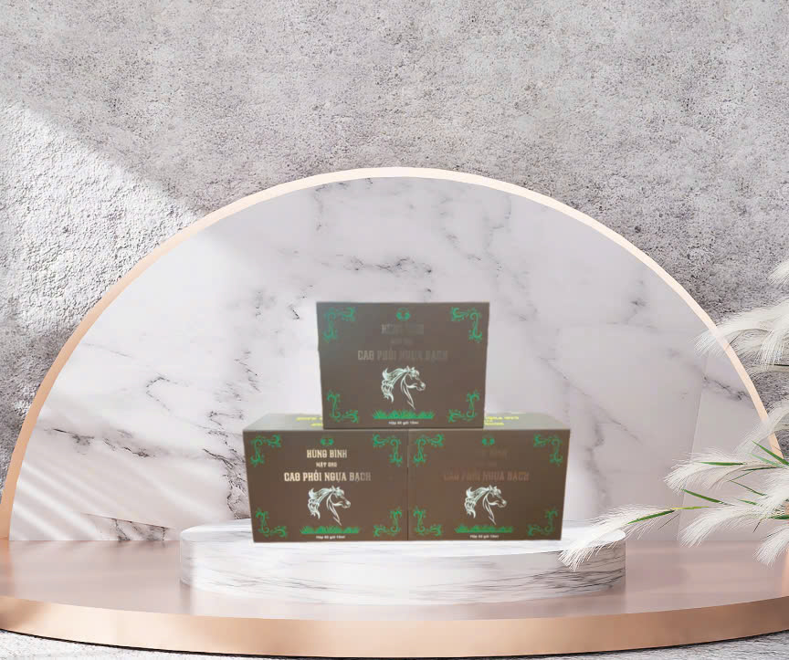 MẬT ONG CAO PHỔI NGỰA BẠCH ( Hộp 60 gói 10ml )