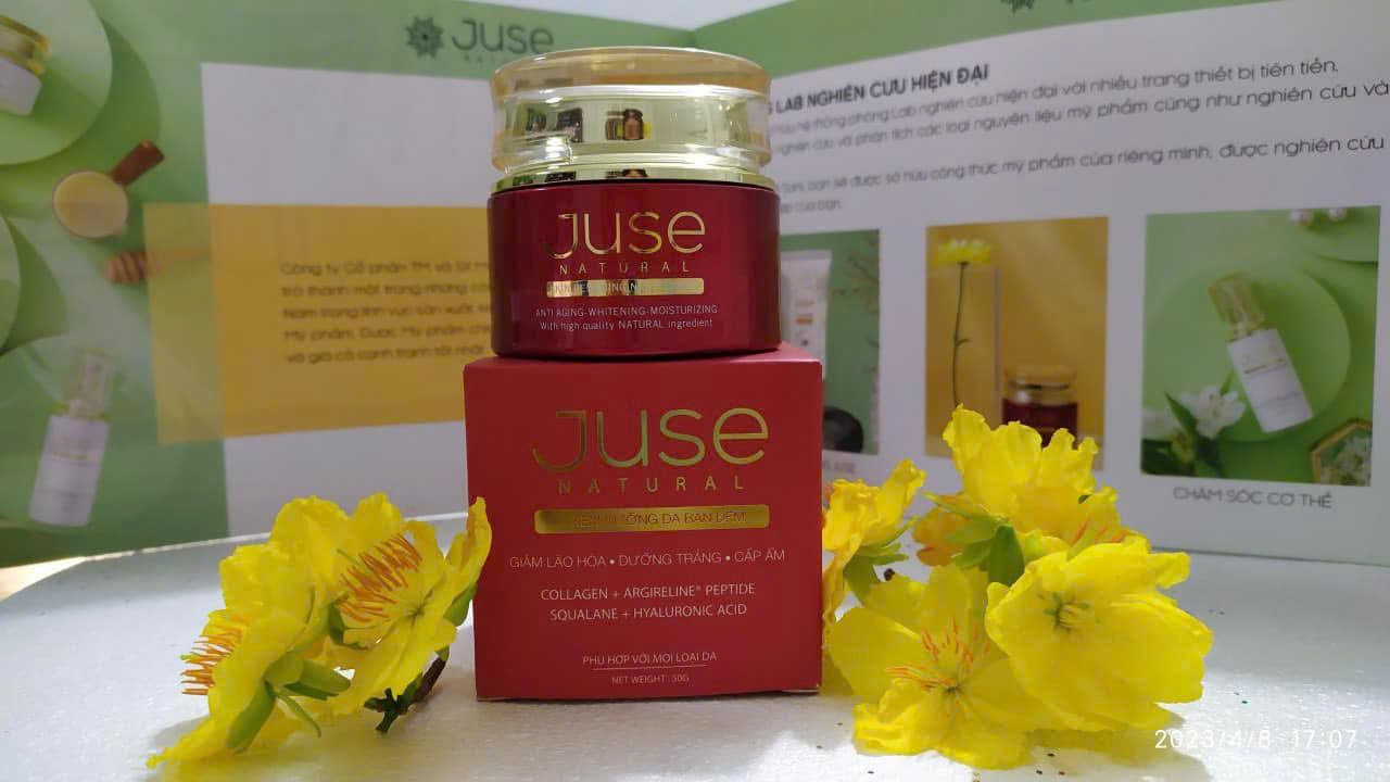 KEM DƯỠNG TRẮNG DA MẶT BAN ĐÊM JUSE