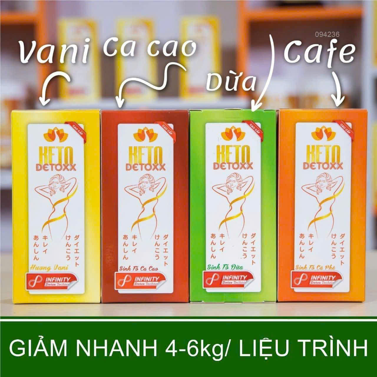 KETO DETOXX sinh tố CAFE